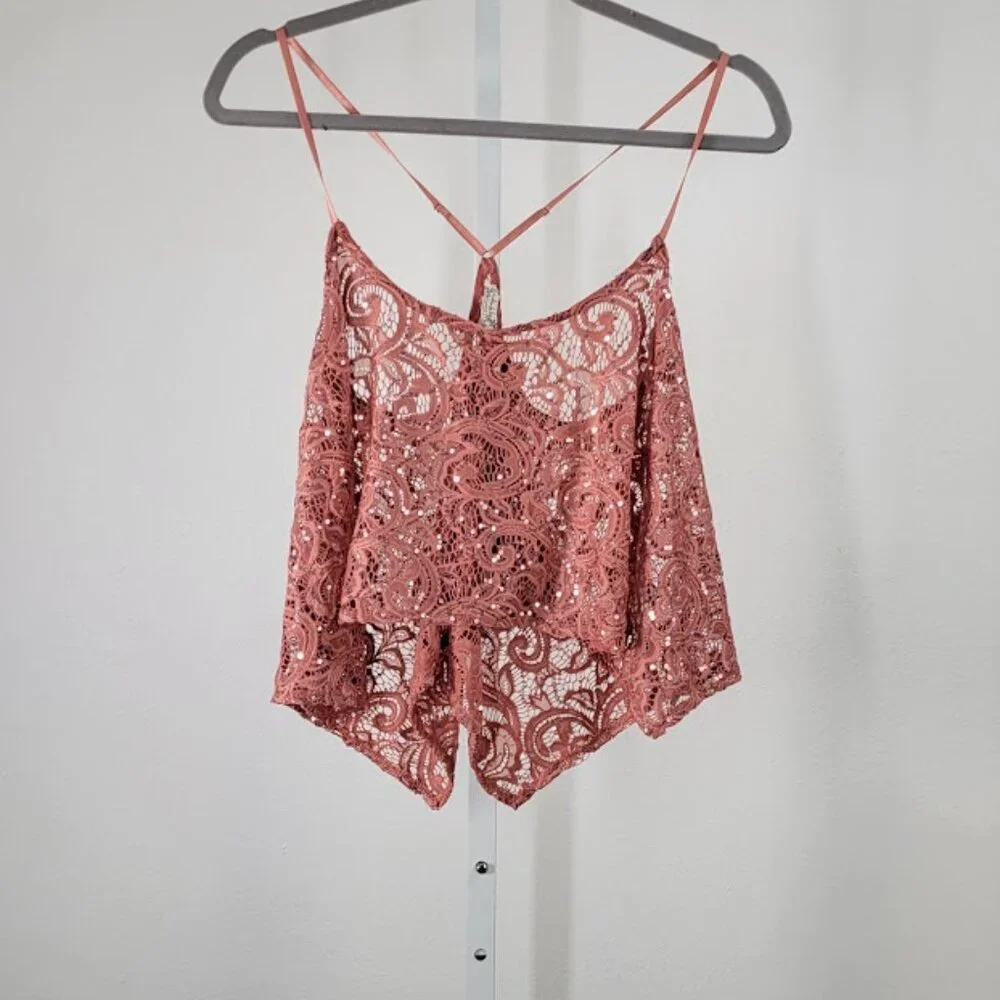 FREE PEOPLE best idea cami top Sz S  NEW - Picture 6 of 8
